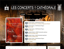Tablet Screenshot of concerts-cathedrale.ch
